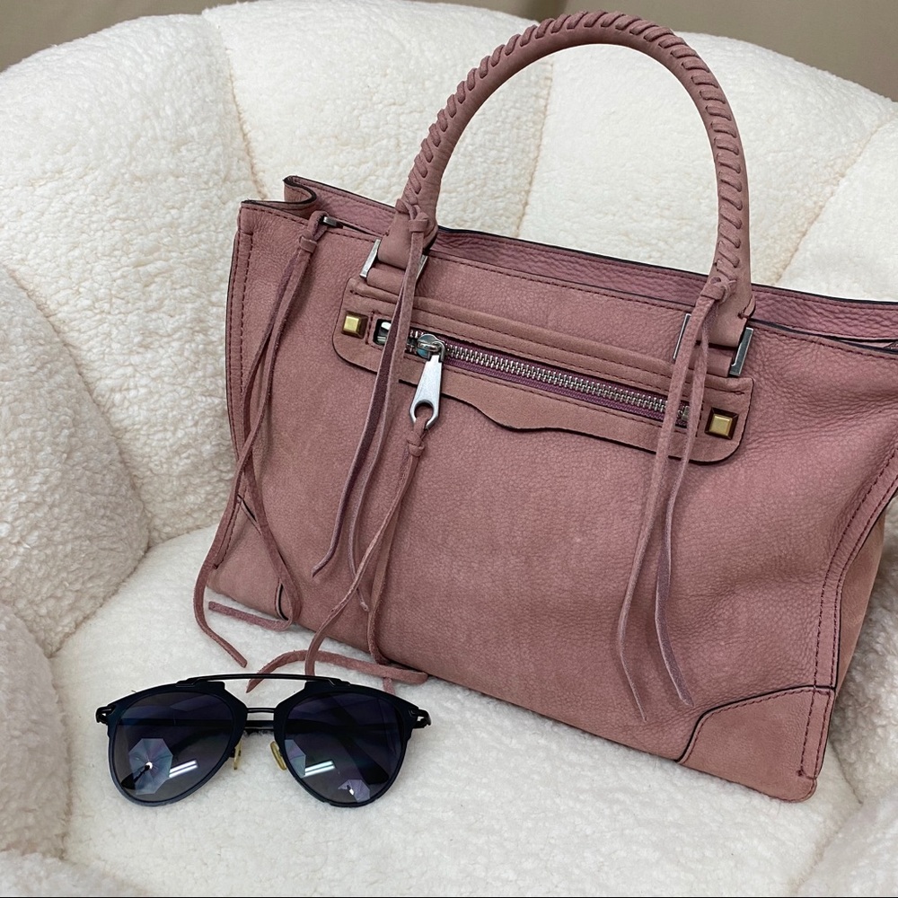Rebecca Minkoff Mauve Pink Regan Satchel Tote